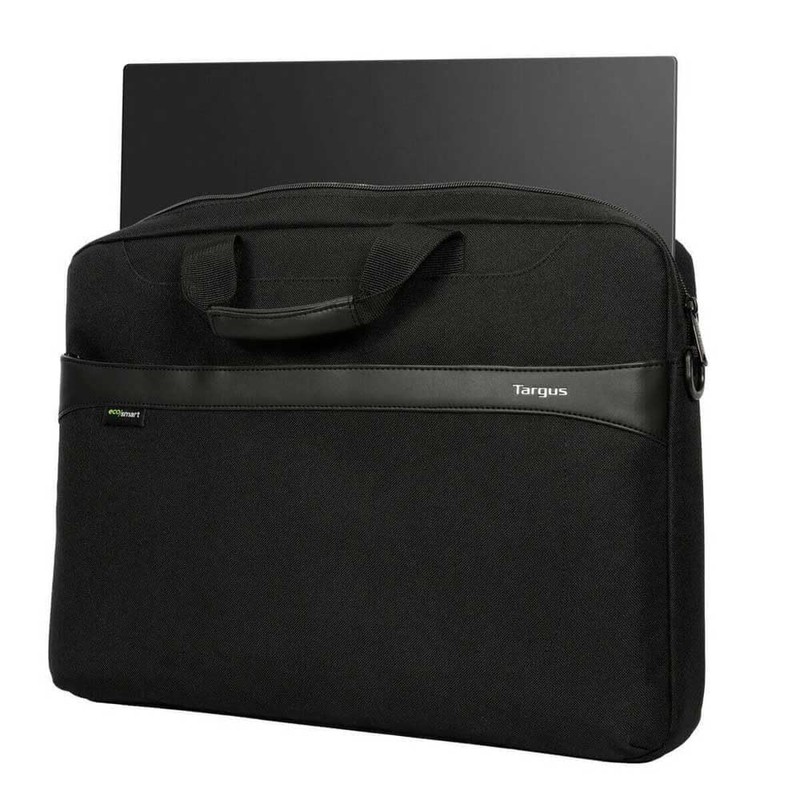 Targus GeoLite EcoSmart Slim Laptop Briefcase, 13-14-Inch Size