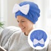 2 toallas de pelo para mujer, gorras de microfibra suave