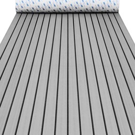 Boat Deck Flooring EVA Foam Boat Decking, 94 * 35"/94 * 35"/94 * 35" Boat Flooring eva Foam Sheet for Yacht, Motorboat, RV, Kayak and Swimming Pool (94 * 23", Grey)