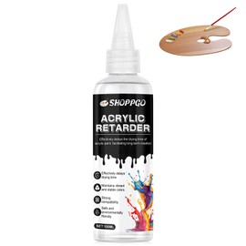SHOPPGO Acrylic Retarder, Professional Acrylic Paint Retarder, 100 ml Acrylic Retarder, Delays the Evaporation of Water and Extends the Durability of the Paint