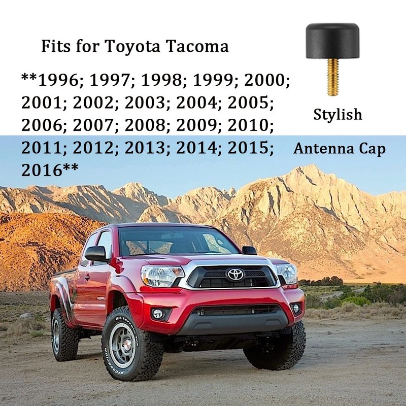 Custom Antenna Delete Cap for Toyota Tundra (1999-2024), Tacoma (1996-2016),