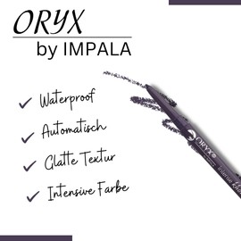 IMPALA Oryx Khol Kajal Eyeliner in Storm Purple 02 Waterproof Eyeliner Precise Eye Contour Easy Creamy to Apply Intense, Long-Lasting and Waterproof Colour