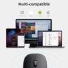 TECHWOLF Mouse Inalámbrico Recargable Silencioso Bluetooth 5.0 4.0 Y USB