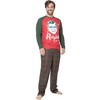 Christmas Story Mens Ralphie Plaid Pajama Set, Multi, XXXL