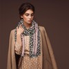 FDGGT 2 Pieces Leopard Print Silk Scarf, Vintage Ribbon, Rectangular