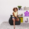 Posh Creations Bean Bag Chair Structured Comfy Seat Use for