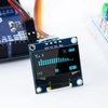 QIQIAZI 0.96 Inch OLED Display I2C Module, 3 Pieces I2C