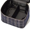 Francfranc Franc Tweed Vanity Pouch, Black