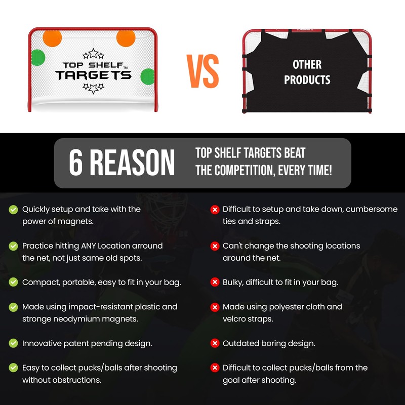 Top Shelf Targets Combo Pack Magnetic Shooting Targets (2X Sniper