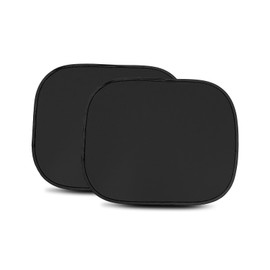 Kwak's 2 Pack Window Sun Shade for Car Baby - Sunshade Blocker, Glare Shield and UV Rays Protection for Your Kids - Side Windows Screens for SUV Truck (Rear Window)