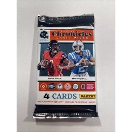 2022 Panini Chronicles Draft Picks Football Trading Cards One Pack (4 CARDS)