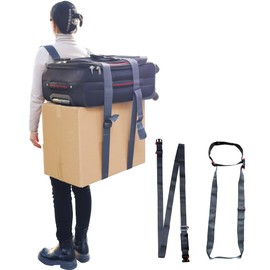 Storbuffs 1-2 Person Lifting and Moving Straps Lift,Move and Carry Boxes, Appliances, Furniture - Ideal for Home, Factory, Outdoor Use,or Any Item up to 600 lbs. Safely and Easily Like a Pro, Gray