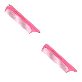 Baluue 2pcs Pintail Hair Comb Teeth for Professional Salon Use Lightweight Detangling Tool for Home and Hairdressers Random