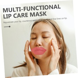 PartyKindom 20piezas Mascarilla Labial Hidratante Antiedad Premium y Portátil De Unidades Para Labios Para Cuidado Nocturno
