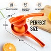 Zulay Kitchen Premium Metal Orange Squeezer – Heavy-Duty Manual Citrus