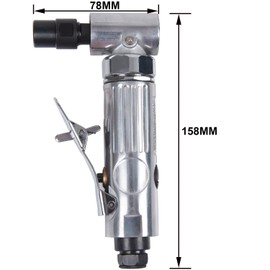 1/4" Angle Air Die Grinder, 20000 RPM, 90 Degree, Edge Series Air Angle Die Grinder with 1/4-inch, Polished Color