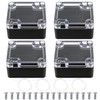 4 Pcs IP65 Waterproof Junction Box Outdoor, Electronics Project Box,