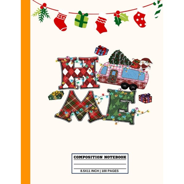 Home For Christmas In Therapy By New Year's Composition Notebook: