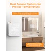 Refoss Heating Thermostat WiFi, Water Underfloor Heating Thermostat Boiler, Smart