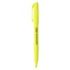 Merangue Pen Highlighters, Chisel Tip, Fluorescent Yellow, 12 Pack