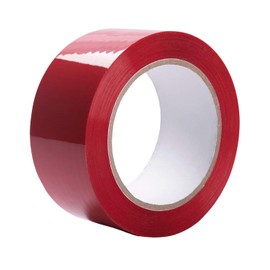 Generic Red Packing Tape 2 Inch x 55 Yards, 2 Mil Thick, Heavy Duty Colored Moving and Packaging Tape for Carton Sealing (1 Roll Red)