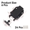 6 Pcs Touch Release Catch Latch Cupboard, Push to Open