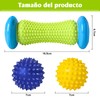 Bola de Masaje, Pelota para Masaje Tejido Profundo, Roller Espigado