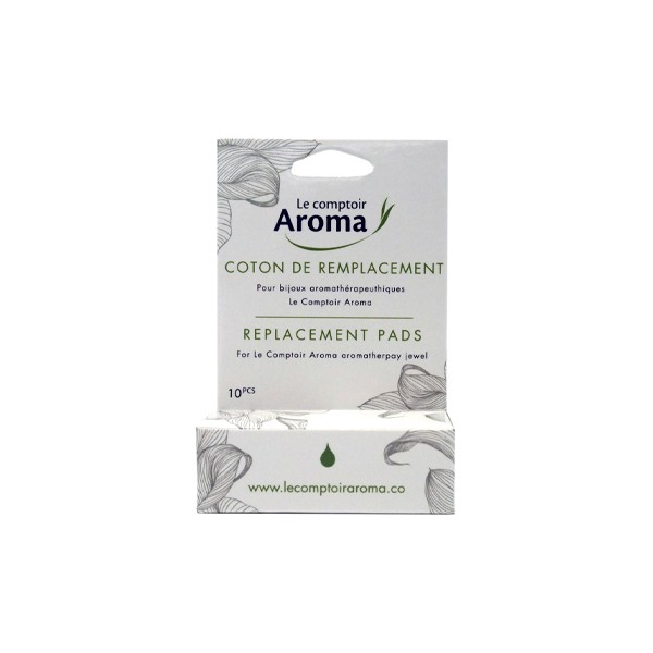 Le Comptoir Aroma Replacement Pads For Cristal Necklace - 10 Pack