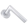 Serozzetta Eden Door Handles on Round Rose - Satin Chrome
