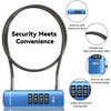 UP Security Cable Scooter Lock with Combination, Combo Padlocks for