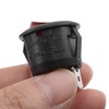 sourcing map Rocker Switch On/Off 3 Terminals SPST 2 Positions