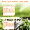 Sprinkler Timer 2 Zone Water Timer Programmable Rain Delay Manual
