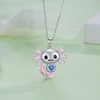 Yorionke Axolotl Necklace 925 Sterling Silver Axolotl Pendant Cute Animal