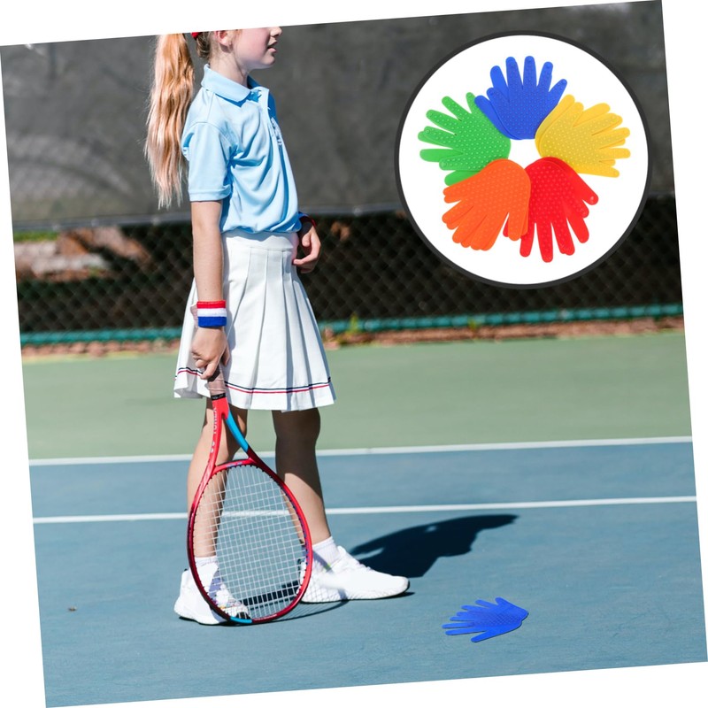 BIUDECO 5Pairs Compact Classroom Carpet Markers Spot Markers for Training