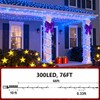 300 LED Christmas Tree Lights, Connectable Christmas Lights Indoor with
