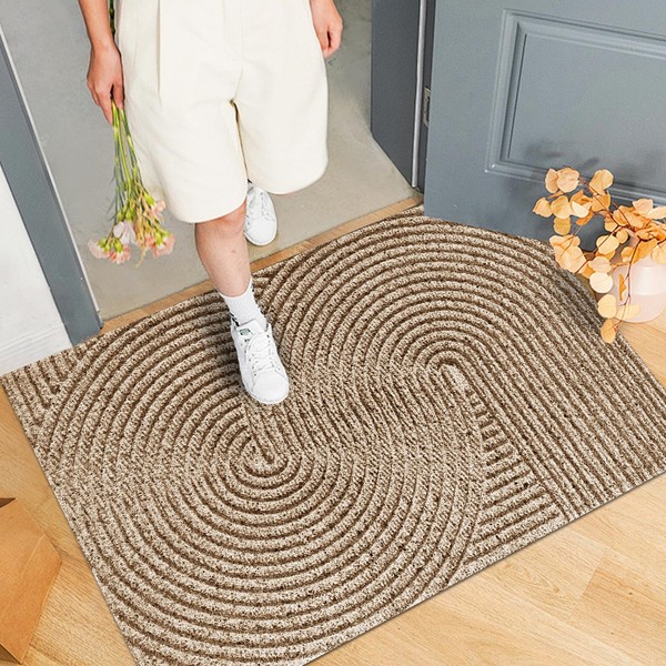 Bilimili Door Mat Indoor Outdoor Front Door Entrance, Water, Stain