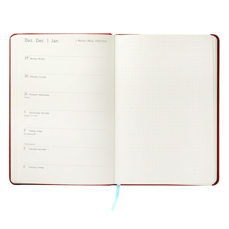 Idena 12087 Pocket Calendar 2026 in Format 9 x 14