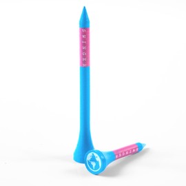 Green Swing Special Edition 70mm & 38mm Bamboo Golf Tees | Strong Sustainable Biodegradable | 30pcs (Blue)