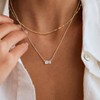SUFOPE Diamond Necklaces for Women 14K Gold Plated CZ Pendant