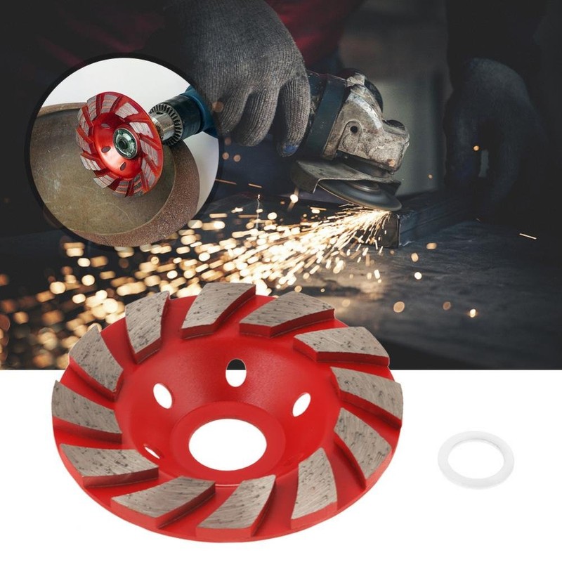 1 Piece 100mm Diamond Segment Grinding Wheel for Granite Masonry