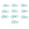 100pcs Paper Clips Prevent Slip Cute Christmas Tree Shaped Decorative