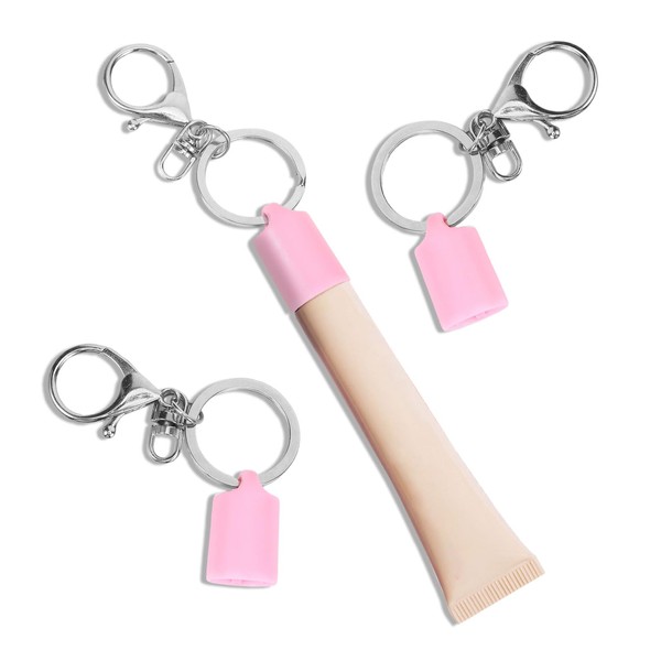 2Pcs Lip Gloss Keychain Compatible with Summer Fridays 0.5 oz