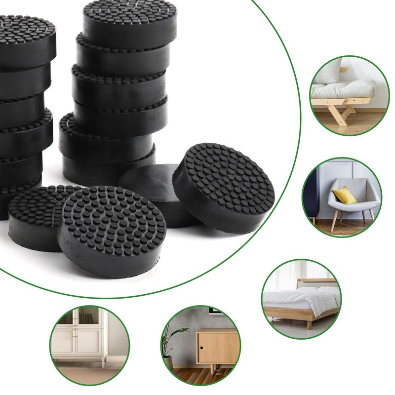 Yesland 30 Pack Rubber Pot Feet - 1.8 Inch Non-Slip