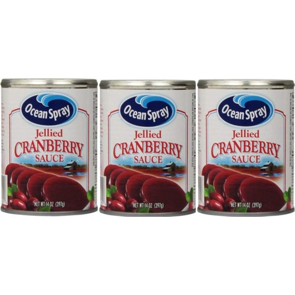 Ocean Spray Jellied Cranberry Sauce, 14 oz, 3 pk