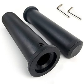 Rexhubro Olympic Adapter Sleeve 8"(2 PCS),Converts 1" Standard Weight Plate Posts to 2" Olympic Weight Plate Posts,Heavy Duty Nylon and Removable end Cap (8 inch)