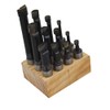 findmall 5/8" Boring Bar Set 12 Pcs Carbide Tipped Bars