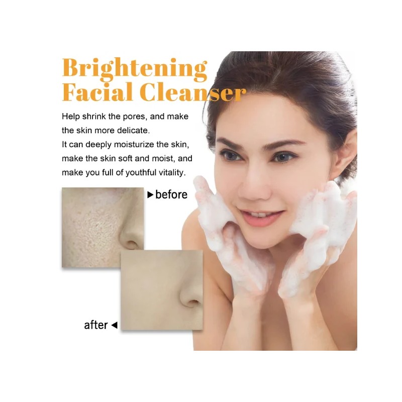 US Store Turmeric Liquid Face Cleanser Pore-Shrinking Deep Cleansing Moisturizernet