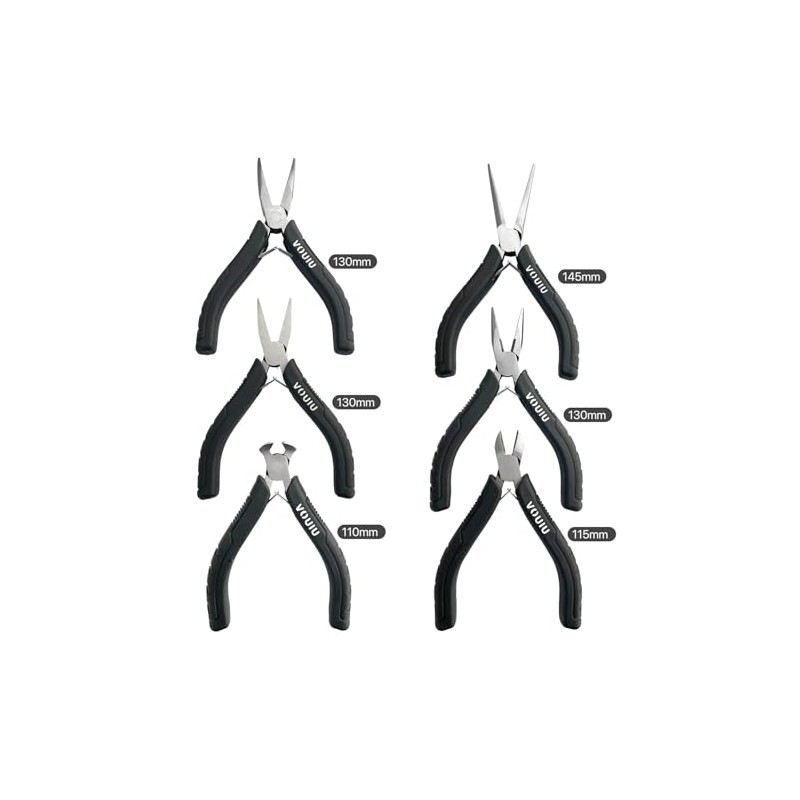 VOUIU 6-Piece Mini Pliers Set