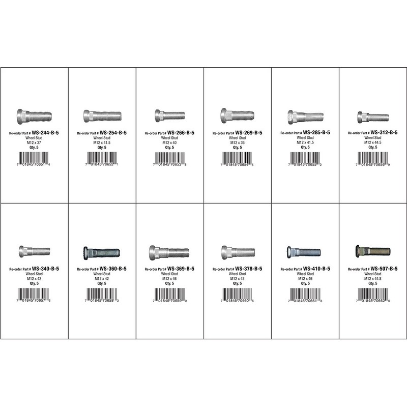 Dynamic DY-WS-1 Wheel Stud Assortment Kit, 1 Pack