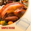 Adjustable Roasting Rack for 9x13 Pan, Stainless Steel Turkey Rack